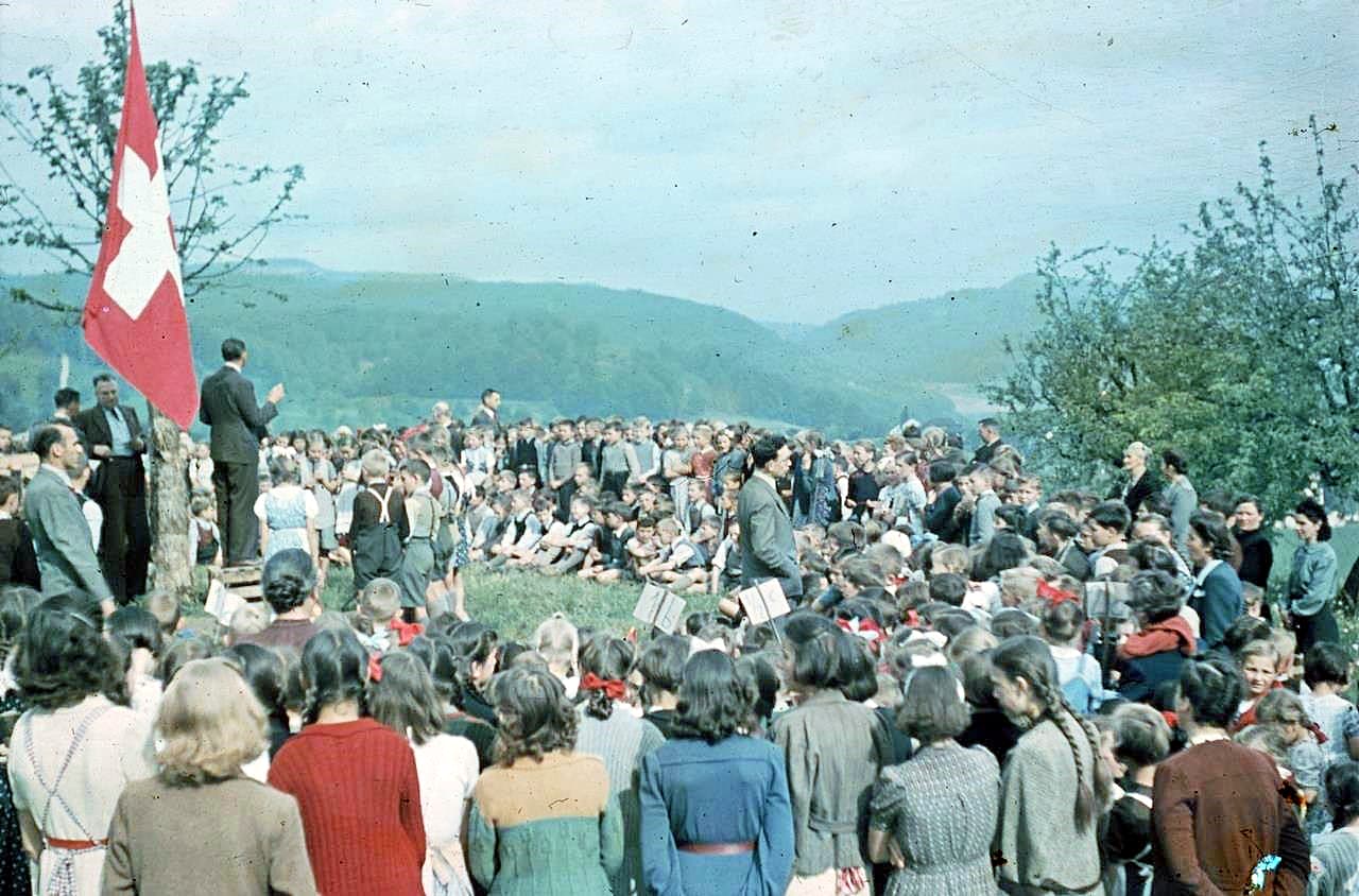 Vue de Bruderholz, canton de Bâle-Campagne