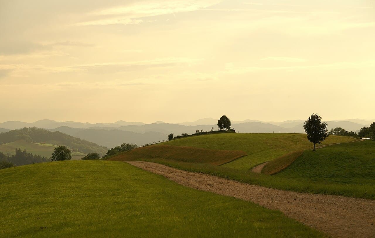 Vue de Vättis, canton de Saint-Gall