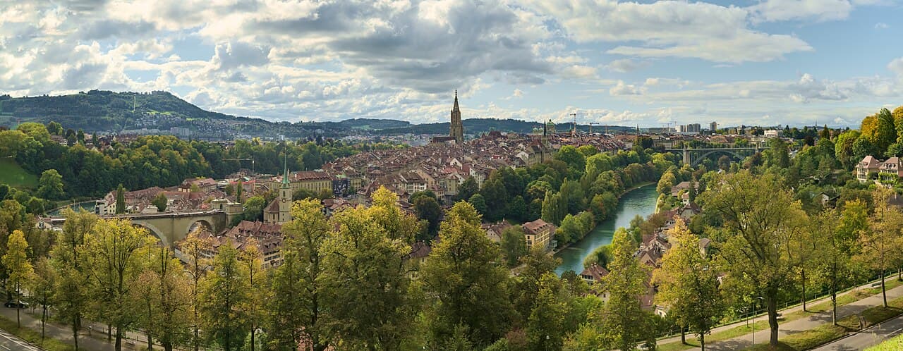 Vue de Abländschen, canton de Berne