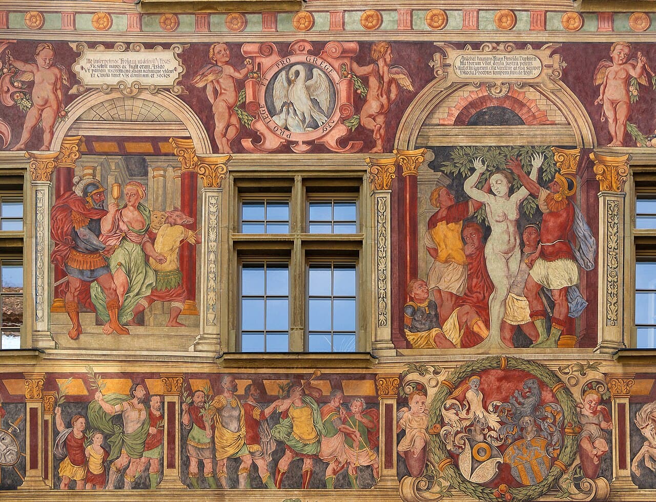 Vue de Oberhallau, canton de Schaffhouse