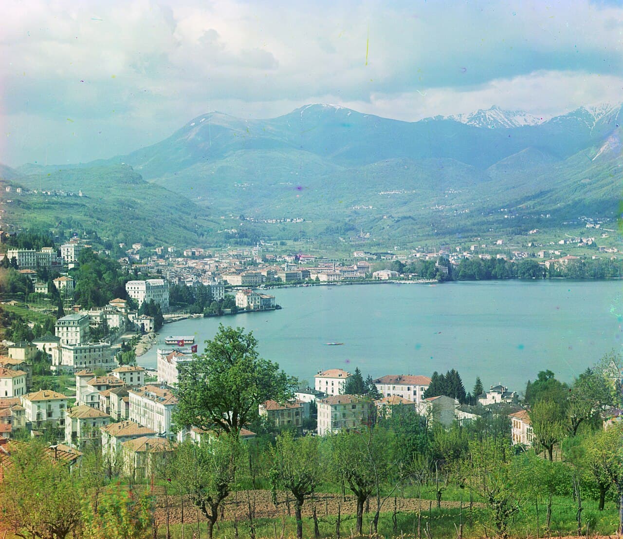 Vue de Giubiasco, canton de Tessin