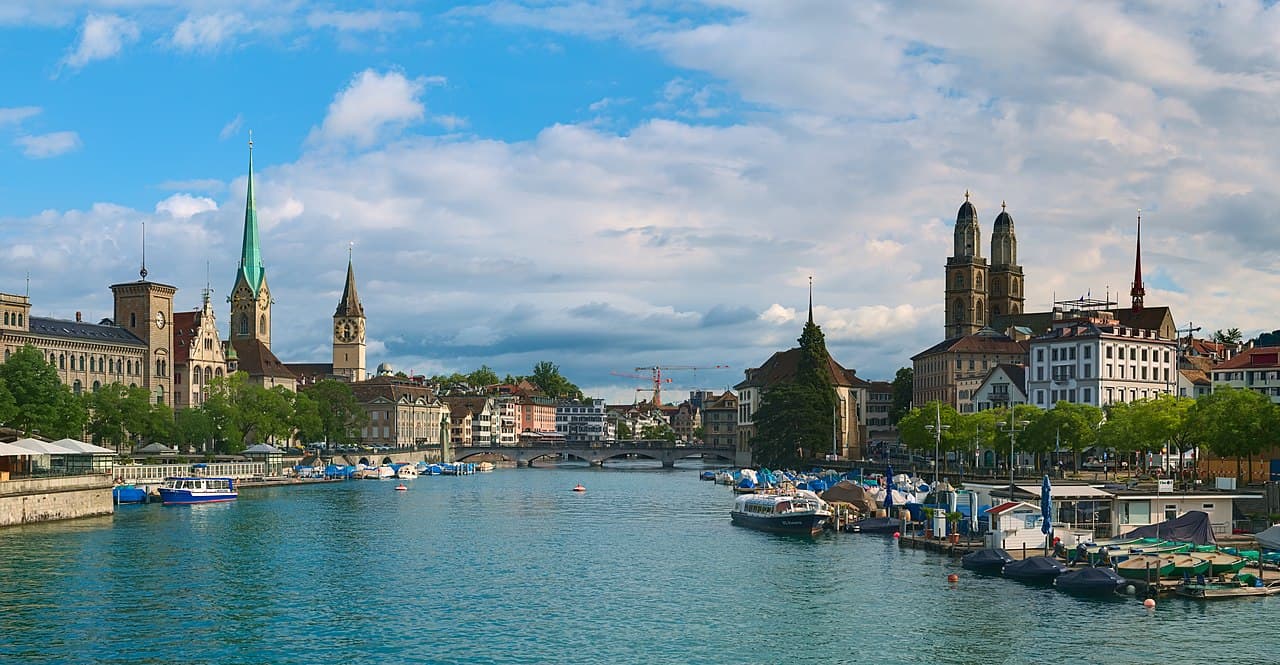 Vue de Zürich, canton de Zurich